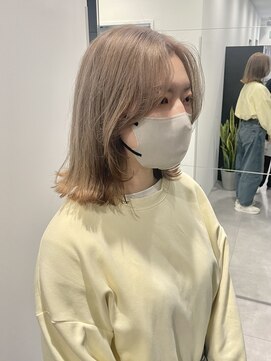 ゴウトゥデイシェアサロン 町田店(GO TODAY SHAiRE SALON) ワンブリーチで作るミルクティーカラー♪