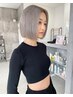カット+ケアブリーチ全体+プレミアムケアカラー　￥25,300
