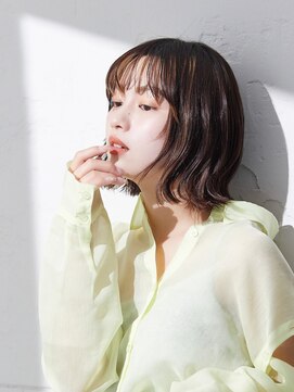 ラフィス ヘアー エラン 東尾道店(La fith hair elan) 【La fith】切りっぱなしボブ×インナーカラー