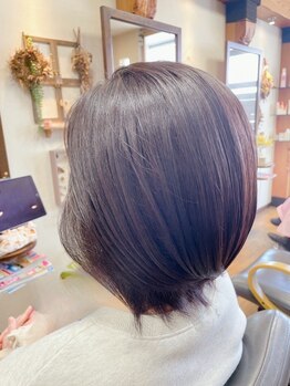 プレジール たつの(Plaisir)の写真/【天然由来で髪に優しい】髪・頭皮への負担を最大限に考慮した、イタリアオーガニックカラーが人気◎