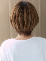 カバーヘアアンドスパ ブリス 浦和(COVER HAIR&SPA bliss)&nbsp;カーキベージュ似合わせカット小顔丸みショート315X浦和20代30代