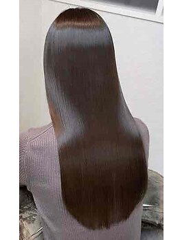 レスト ヘアー(Resto hair)の写真/アルカリに頼らないメテオ酸性ストレートは如何ですか？従来の矯正と違い滑らかな触りたくなる質感に♪