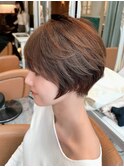 ●杉浦イメチェン外ハネボブ美髪ワイドバングレイヤーショート12
