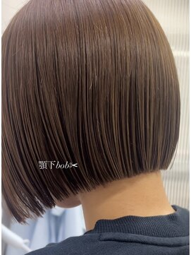 カランエノエル(Calin et Noel) 顎下×切りっぱなしボブ