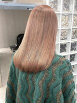 渋谷ミルクティーベージュハイトーンカラーヘーゼルベージュ30代