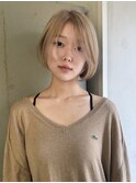 【arteHAIR】ボブ/ミニボブ/ミルクティーベージュ