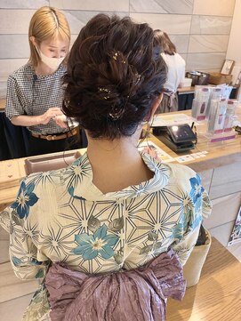 美容室 アイディー i-dee 浴衣アレンジ