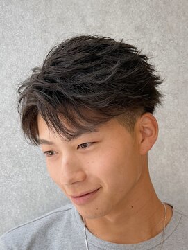ビカムメンズヘアー 栄店(become men's hair) フェザーパーマ/毛流れパーマ/名古屋/栄