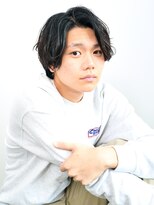 ロンドアンメゾン 原宿(Lond un Maison.)&nbsp;men's/メンズ/フェザーパーマ/サーフカール/ブルーブラック/原宿