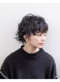 マッシュウルフ#パーマ#黒髪#ブリーチなし#浜松#浜北#磐田