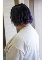 ムゥフ ヘアーアンドアイラッシュ(mouf hair&eyelash)&nbsp;ダークヴァイオレットボブ