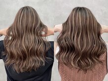 結んでもオシャレ！オトナ女性にオススメな【ハイライト】【白髪ぼかしハイライト】《ハイライト/柏/松戸》