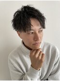 アップバングツイストショート
