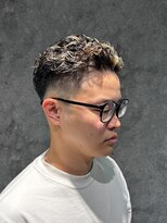 ドゥーエン 緑橋店(DoEN)&nbsp;極道パーマ＋メッシュ＋フェード