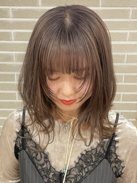 大人可愛い×グレージュカラー