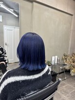 ファビ 渋谷(Fab)&nbsp;くびれヘア/暗めカラー/アプリコットオレンジ/縮毛矯正