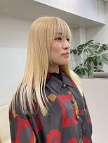 ミーム 原宿 表参道(meme) ◎ブロンドハイトーンカラーデザインカラーアンブレラカラー金髪