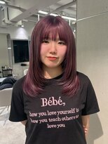 ジェム(GEM)&nbsp;【暖音】ラベンダーピンクで可愛いレイヤースタイル♪