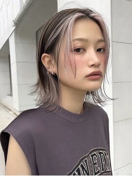 ネハス(nehus.) インナーカラー/ブリーチカラー/レイヤーカット/ダブルカラー