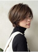 稲毛駅/ミルクティーブロンド/ダークブルー/ワンホンレイヤー