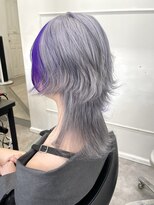 シーン(seen)&nbsp;【ブルーシルバー×クラゲウルフ】ホワイトシルバーパープル