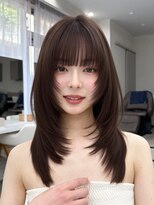 オーラ オモテサンドウ(Aura omotesando)&nbsp;モーブベージュ×ハッシュレイヤー