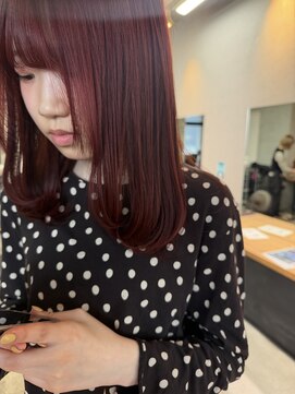 ヌル ヘア デザイン(nullus hair desigh) 【nullus】レイヤーカット×テラコッタカラー×リプターTr