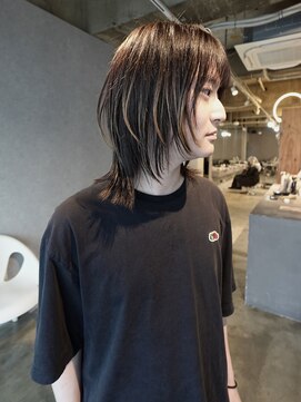 イトシテ ミディアムウルフ×デザインブリーチ 【鎌田 隆雅】