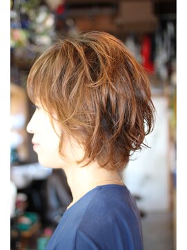 オーバーキャプテンネイキッド(OVER CAPTAIN NAKED) 秋のイメチェンエアーウェーブ（ボブからのチェンジ）