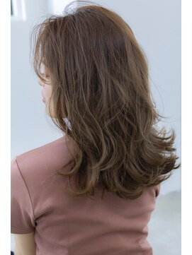 アコロン(acoron) ミディアム×外ハネパーマ×ブラウンカラー3