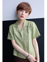 メモリーズ 銀座(Memories)&nbsp;【Memories】マッシュショート　ベージュ　小顔　イルミナカラー