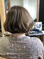 ヘアアンドケア エジェリラボ(hair&care egerie lab)&nbsp;グレイヘアも活かして明るめなお色で軽やかな印象に。
