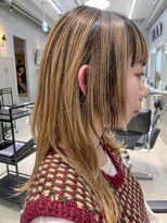 テトヘアー(teto hair) ブロンドベージュ、ウルフ、ヒメカット、ローライト