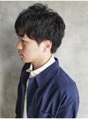 《RIP SOUL》ソフト スパイラルパーマ 黒髪 ショート