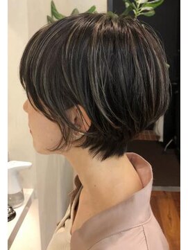 ネックス 表参道本店(nex) 【nex表参道】西田10/11白髪染め ハイライト ショート