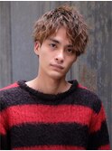 アップバング×ソフトツイスト