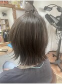 外はねグレージュ/ボブディ/くびれミディ