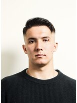 レンゲン(LENGEN)&nbsp;束感刈り上げビジネス七三ツーブロックアップバング２４１