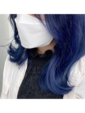 ヘアスタジオ アルス 御池店(hair Studio A.R.S) kpop風ブルーヘア