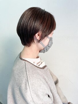 キャンバス バイ ネオリーブ 横浜西口(Canvas by neo.) 大人可愛い小顔丸みショートボブ　20代30代40代