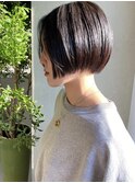 伸ばしかけショート/ハンサムショート/前下がりショート