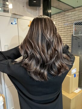 ラフ(LAFF) #黒髪#ボブルフ#ネビージュ#小顔#ワンレン