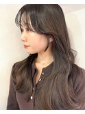 韓国風ヘア/フェイスレイヤー/エギョモリ/大人フェミニン