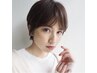【檜山指名】ショートカット〈ハンサムショート・ミニボブ・ウルフ〉 ¥6,500