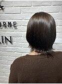 外ハネスタイル