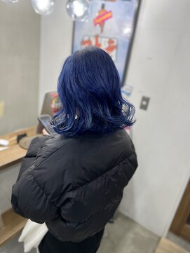 シェア 天王寺(share) 色落ちシルバーブロンド[ブルーシルバー]