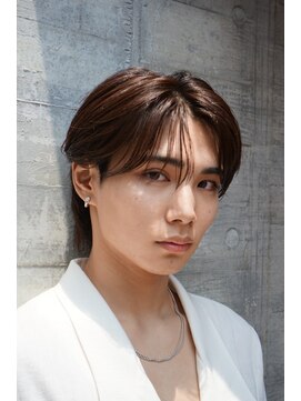 アットラブ バイ ベル(at'LAV by Belle) シースルーツーブロックマッシュ×センターパート