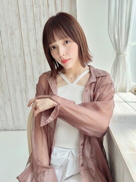 アイユー(ii+U) フレンチカジュアル　ことりベージュ　ベージュピンク