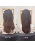 『髪質改善』ストレートエステ（縮毛矯正）（リタッチ可）