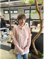 ユニオン(Union)&nbsp;ハイトーンベージュ×パーマ